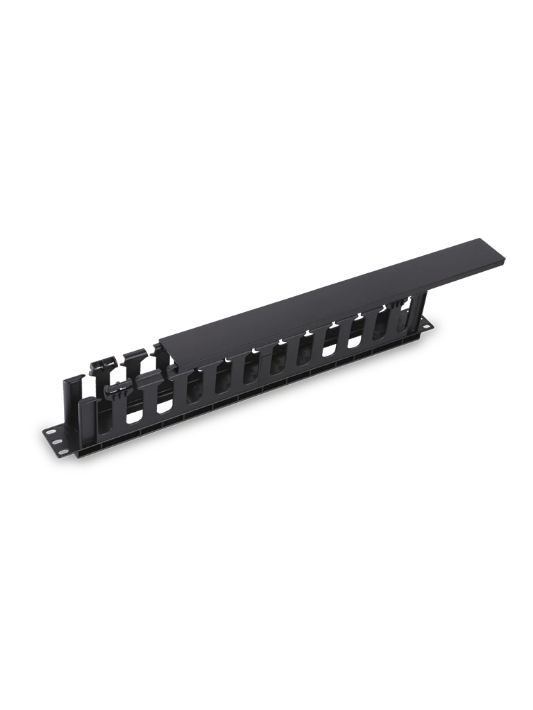 SAXXON J6068 - ORGANIZADOR DE CABLE HORIZONTAL PARA RACK / UN LADO / PLASTICO / 1U-Organizadores-SAXXON-Bsai Seguridad & Controles