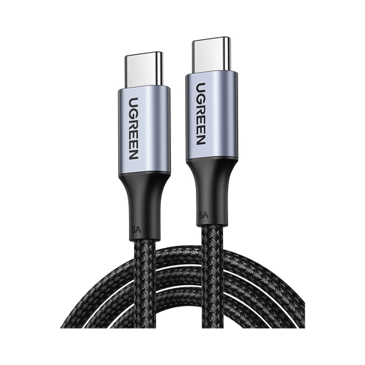 CABLE USB-C A USB-C / 1 METRO / CARCASA DE ALUMINIO / NYLON TRENZADO / TRANSFERENCIA DE DATOS HASTA 480 MBPS / SOPORTA CARGA RÁPIDA DE HASTA 100W / 2 AÑOS DE GARANTÍA-Accesorios Generales-UGREEN-70427-Bsai Seguridad & Controles