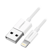 CABLE USB-A A LIGHTNING / CERTIFICADO MFI / 1 METRO / ADECUADO PARA IPHONE, IPAD Y IPOD / CARGA Y SINCRONIZACIÓN DE DATOS / VELOCIDAD DE HASTA 480 MBPS / 5V 2.4 A / PROTECCIÓN DE PVC Y FORRO DE TPE. / 2 AÑOS DE GARANTÍA-Accesorios Generales-UGREEN-Bsai Seguridad & Controles