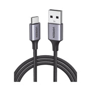 CABLE USB A A USB C / 2 METROS / CARCASA DE ALUMINIO / NYLON TRENZADO / TRANSFERENCIA DE DATOS HASTA 480 MBPS / SOPORTA CARGA RÁPIDA DE HASTA 60W, 20V 3A / 2 AÑOS DE GARANTÍA-Accesorios Generales-UGREEN-Bsai Seguridad & Controles