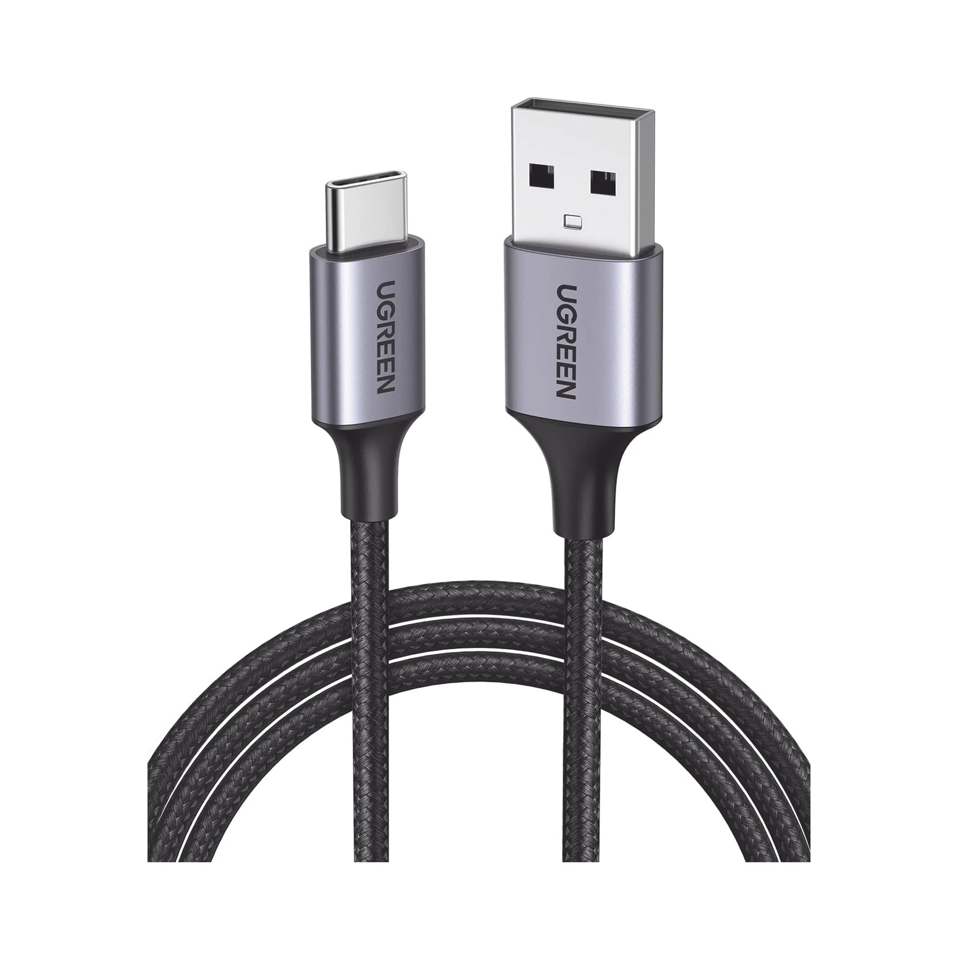 CABLE USB A A USB C / 2 METROS / CARCASA DE ALUMINIO / NYLON TRENZADO / TRANSFERENCIA DE DATOS HASTA 480 MBPS / SOPORTA CARGA RÁPIDA DE HASTA 60W, 20V 3A / 2 AÑOS DE GARANTÍA-Accesorios Generales-UGREEN-Bsai Seguridad & Controles