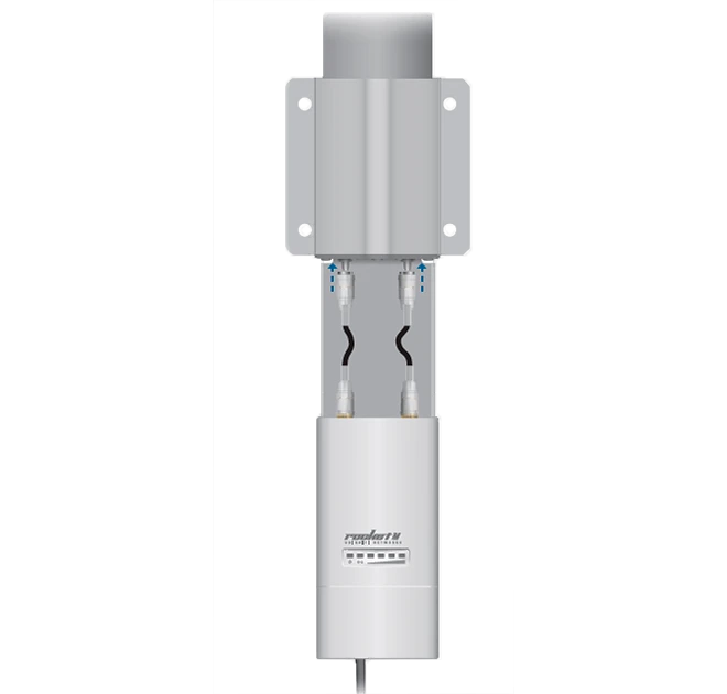 UBIQUITI AMO-2G10 - ANTENA OMNIDIRECCIONAL PARA ACCESS POINT / 2.4GHZ / GANANCIA 10 DBI / 2 CONECTORES SMA HEMBRA INVERSO-Omnidireccionales-UBIQUITI-Bsai Seguridad & Controles