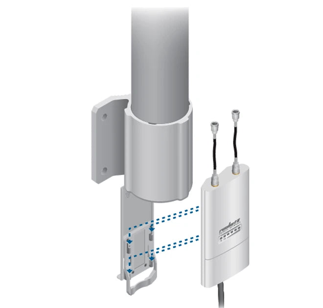 UBIQUITI AMO-2G10 - ANTENA OMNIDIRECCIONAL PARA ACCESS POINT / 2.4GHZ / GANANCIA 10 DBI / 2 CONECTORES SMA HEMBRA INVERSO-Omnidireccionales-UBIQUITI-Bsai Seguridad & Controles