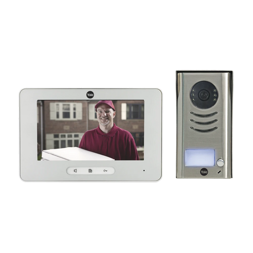 KIT DE VIDEOPORTERO MANOS LIBRES: FRENTE DE CALLE Y MONITOR/ HASTA 16 MONITORES / 2 HILOS-Porteros-ASSA ABLOY-80139-Bsai Seguridad & Controles