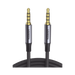 CABLE AUXILIAR DE 3.5MM / CABLE AUDIO ESTÉREO / NÚCLEO DE ALAMBRE DE COBRE ESMALTADO / CARCASA DE ALUMINIO AZUL + NYLON TRENZADO / SOPORTA MICRÓFONO / 2 METROS-Accesorios Generales-UGREEN-20782-Bsai Seguridad & Controles