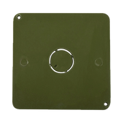 TAPA PARA CAJA CUADRADA DE 1/2 PARA INSTALACIONES CON TUBERÍA PVC CONDUIT PESADO-Canalización-CRESCO-Bsai Seguridad & Controles