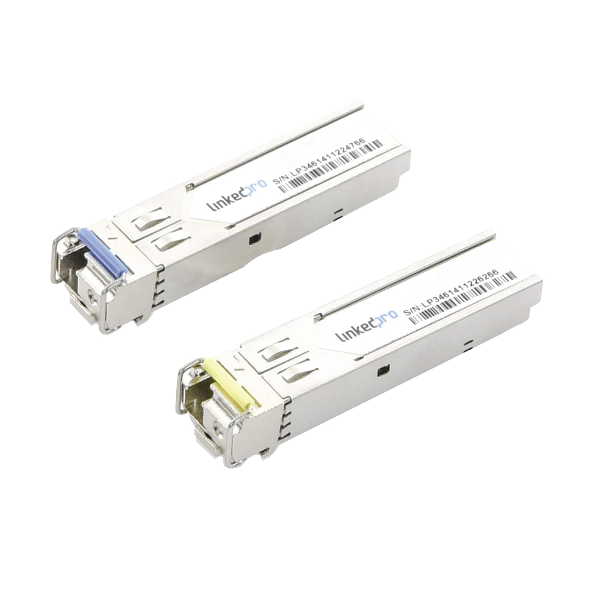 TRANSCEPTORES INDUSTRIALES SFP BIDIRECCIONALES (MINI GBIC) / MONOMODO / 1.25 GBPS / CONECTOR LC / HASTA 3 KM DE DISTANCIA / 2 PIEZAS-Networking-LINKEDPRO BY EPCOM-Bsai Seguridad & Controles