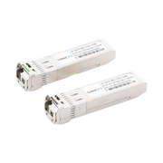 TRANSCEPTORES BIDIRECCIONALES SFP+ (MINI-GBIC) / MONOMODO / 10 GBPS DE VELOCIDAD / CONECTOR LC / HASTA 10 KM DE DISTANCIA / 2 PIEZAS-Networking-LINKEDPRO BY EPCOM-Bsai Seguridad & Controles