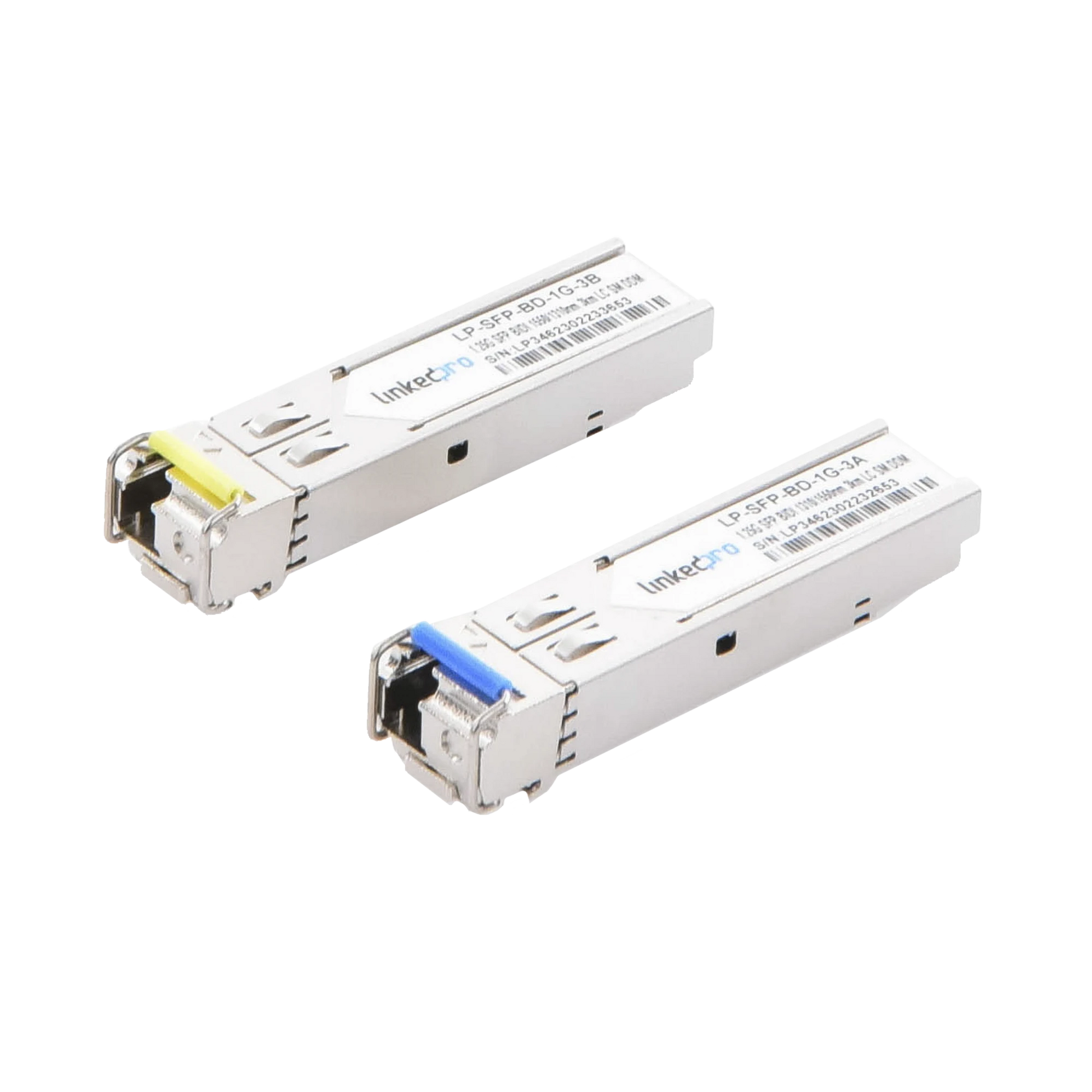 TRANSCEPTORES BIDIRECCIONALES SFP (MINI-GBIC) / MONOMODO / 1.25 GBPS DE VELOCIDAD / CONECTOR LC / HASTA 3 KM DE DISTANCIA / 2 PIEZAS-Networking-LINKEDPRO BY EPCOM-Bsai Seguridad & Controles