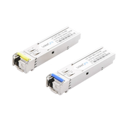 TRANSCEPTORES BIDIRECCIONALES SFP (MINI-GBIC) / MONOMODO / 1.25 GBPS DE VELOCIDAD / CONECTOR LC / HASTA 5 KM DE DISTANCIA / 2 PIEZAS-Networking-LINKEDPRO BY EPCOM-Bsai Seguridad & Controles