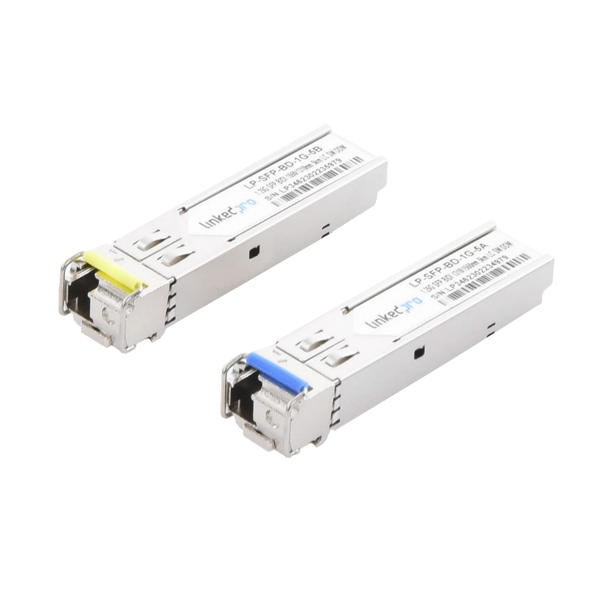 TRANSCEPTORES BIDIRECCIONALES SFP (MINI-GBIC) / MONOMODO / 1.25 GBPS DE VELOCIDAD / CONECTOR LC / HASTA 5 KM DE DISTANCIA / 2 PIEZAS-Networking-LINKEDPRO BY EPCOM-Bsai Seguridad & Controles