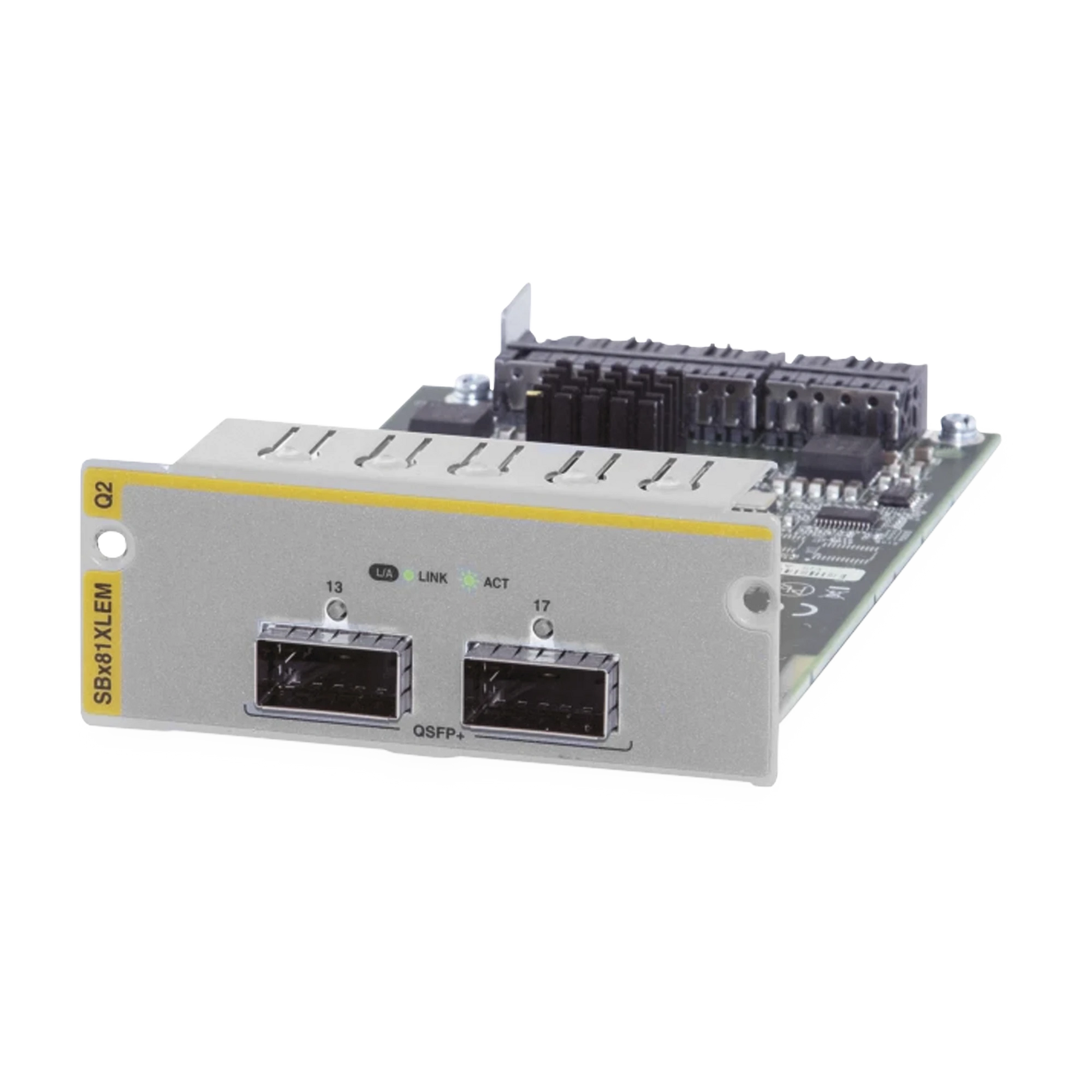 MODULO D/2 PTOS 40G QSFP+ PARA TARJETA SBX81XLEM-Networking-ALLIED TELESIS-Bsai Seguridad & Controles
