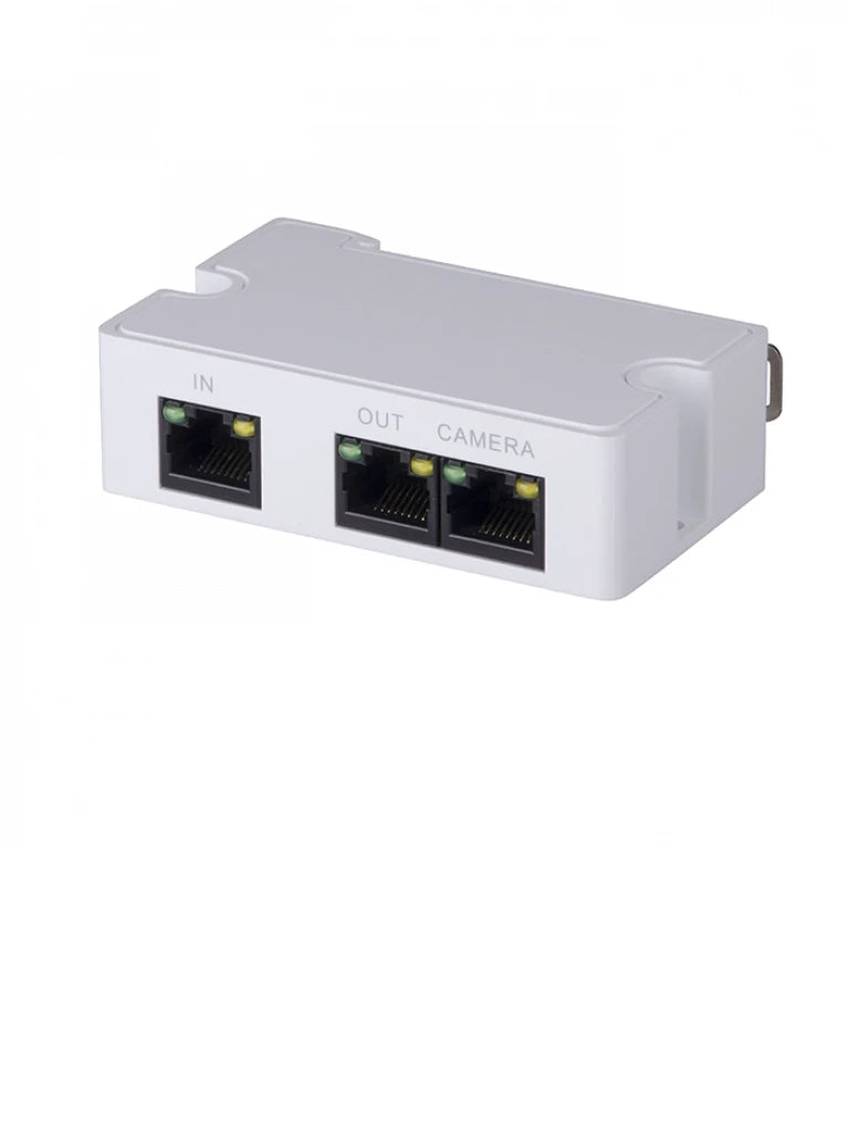 DAHUA PFT1300 - EXTENSOR POE & POE PLUS PASIVO / 2 PUERTOS / CONEXIÓN EN CASCADA HASTA 300 MTS / 2 PUERTOS FAST ETHERNET-Extensores PoE-DAHUA-Bsai Seguridad & Controles