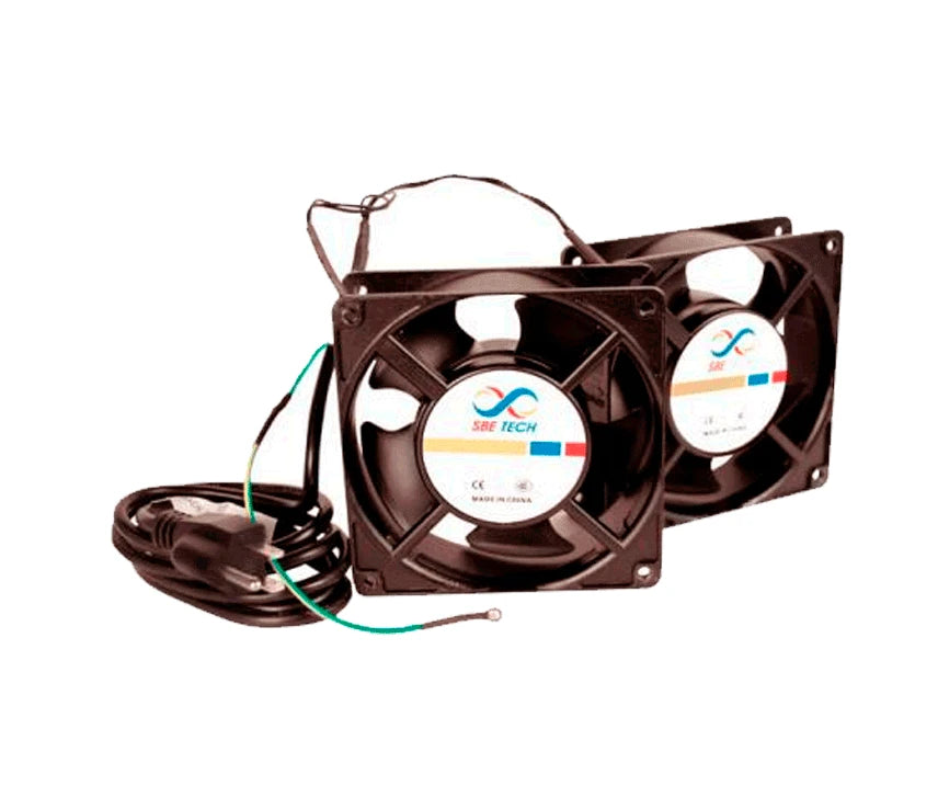 SBETECH J2VENTN127V- PAR DE EXTRACTORES PARA GABINETE/ EXTRACTOR DE 4 1/2 PULGADAS DE DIÁMETRO-Accesorios Racks y Gabinetes-SBE TECH-Bsai Seguridad & Controles