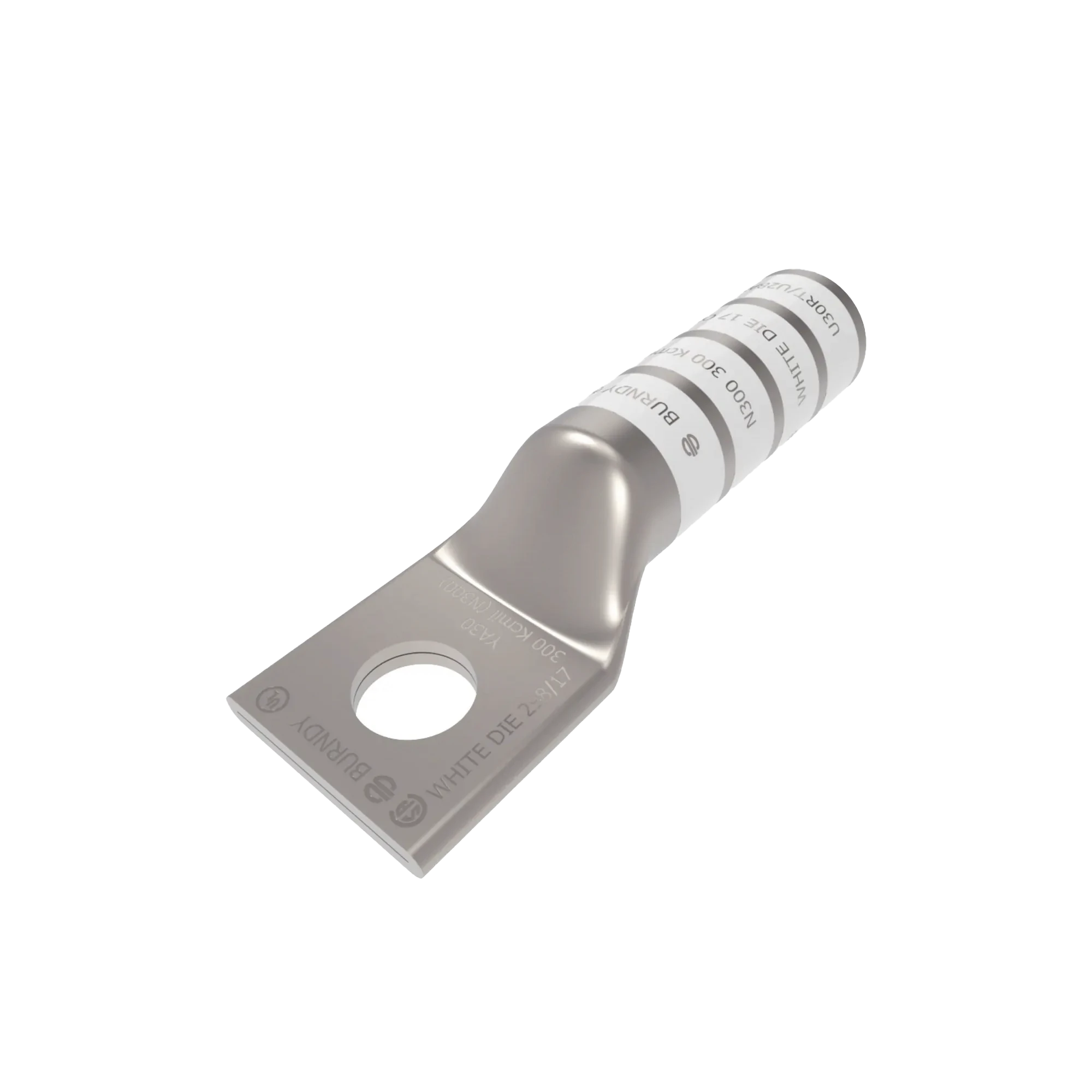 TERMINAL DE COMPRESIÓN PARA TORNILLO 1/2 " Y CALIBRE 300 KCMIL.-Racks y Gabinetes-HUBBELL BURNDY-Bsai Seguridad & Controles