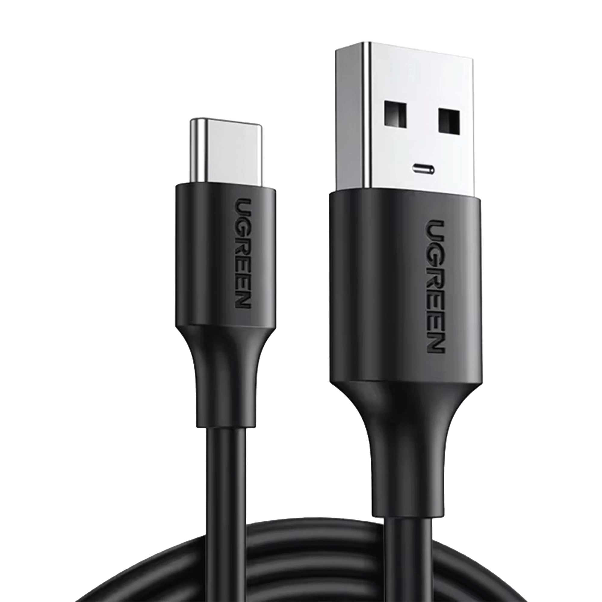CABLE USB-A A USB-C | 2 METROS | CARGA Y SINCRONIZACIÓN DE DATOS | CARGA RÁPIDA 60W | DATOS 5 GBPS | QC 3.0/2.0 | FPC | AFC | PROTECCIÓN INTEGRADA | DURADERO Y FLEXIBLE| CAJA ABS | CUBIERTA DE TPE | COLOR NEGRO | 2 AÑOS DE GARA-PC y Smartphones-UGREEN-Bsai Seguridad & Controles