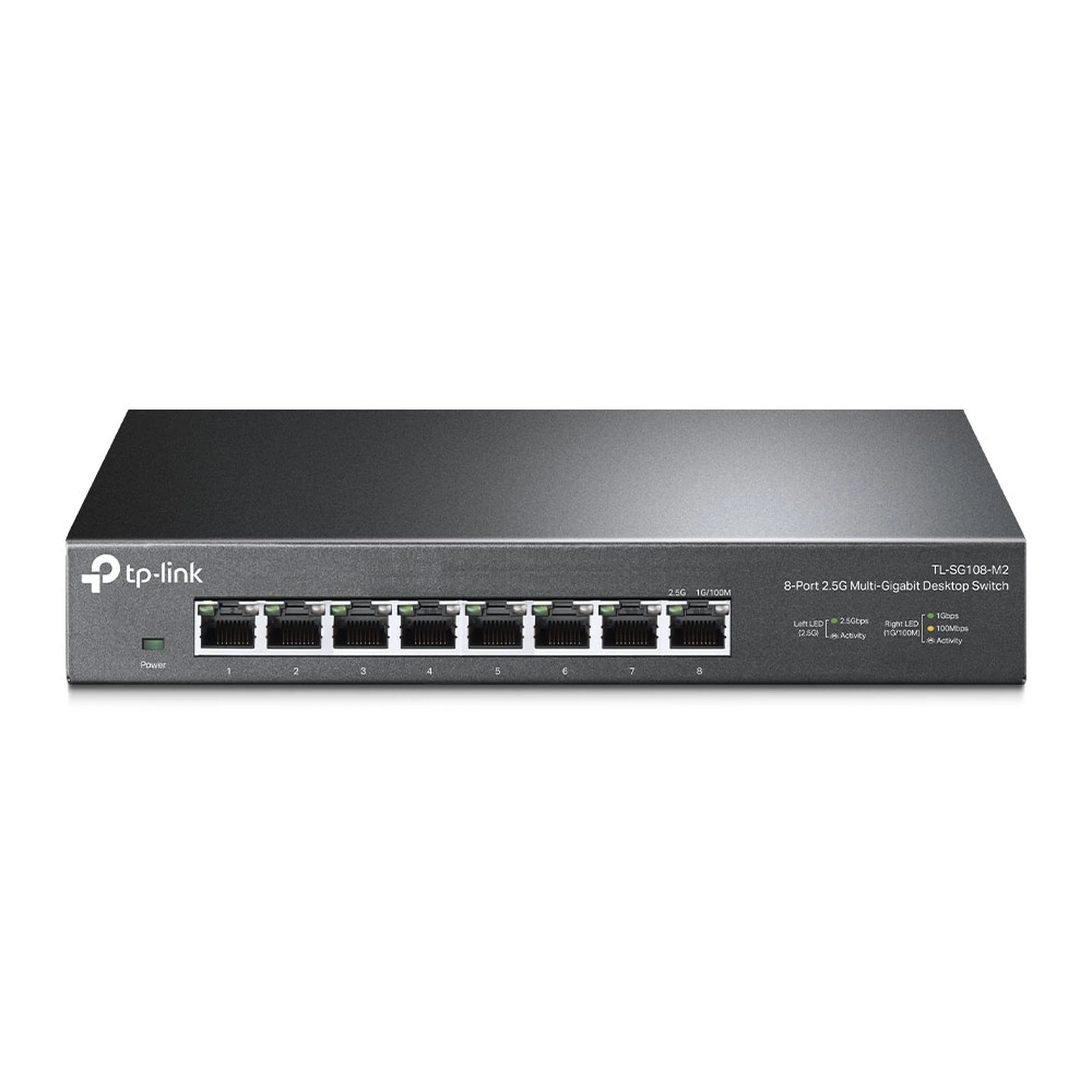 SWITCH GIGABIT NO ADMINISTRABLE DE 8 PUERTOS 100 MBPS/ 1 GBPS/ 2.5 GBPS IDEAL PARA WIFI 6-Switches-TP-LINK-Bsai Seguridad & Controles