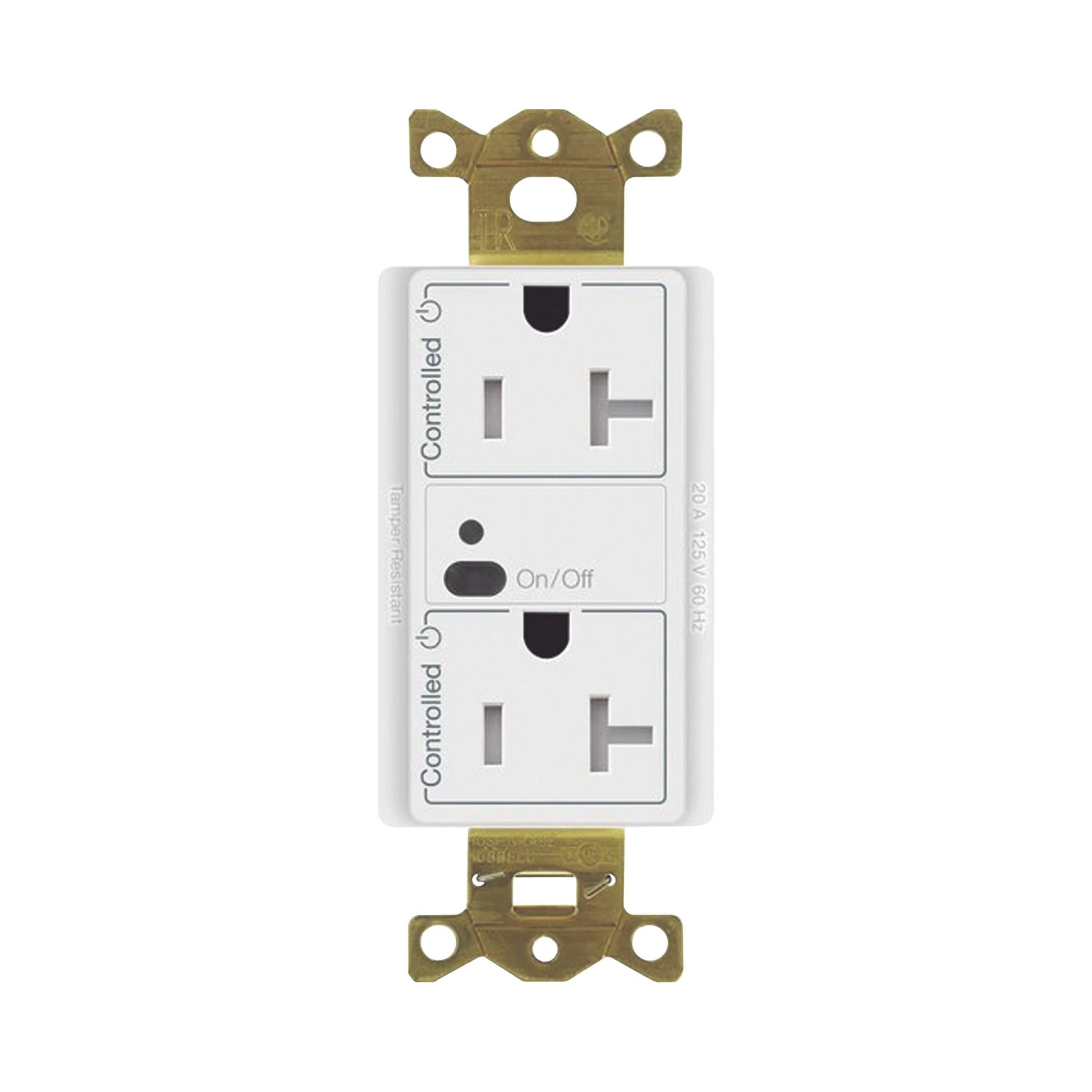 RECEPTÁCULO INALÁMBRICO LUTRON VIVE / 20 A, CONTROL INTELIGENTE EN LOS 2 CONECTORES.-Automatización - Casa Inteligente-LUTRON ELECTRONICS-Bsai Seguridad & Controles