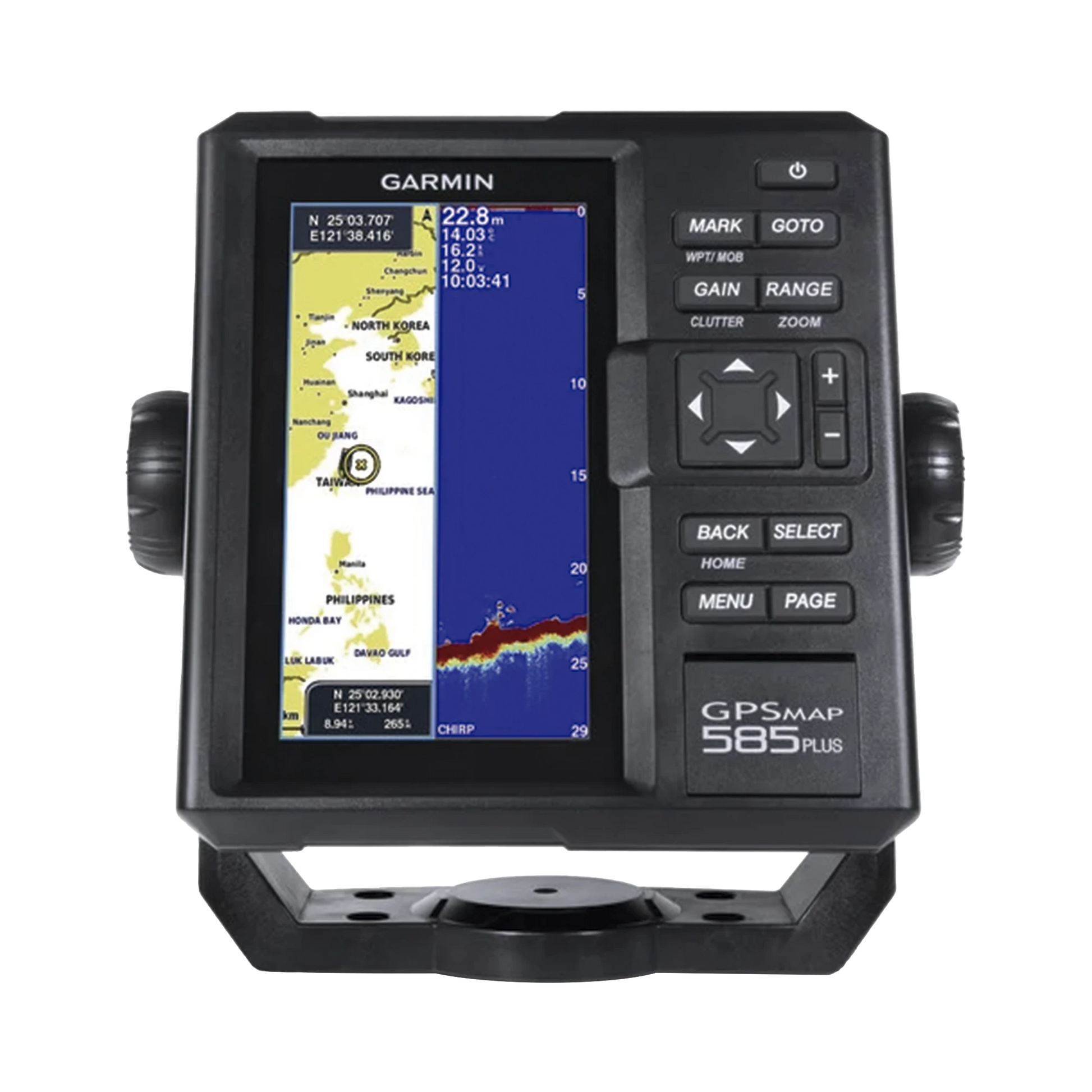 ECOSONDA DE PESCA SEMI COMERCIAL CON SALIDA DE 600 W, TRABAJA EN FRECUENCIA 50/77/200 KHZ-Soluciones Marinas-GARMIN-Bsai Seguridad & Controles