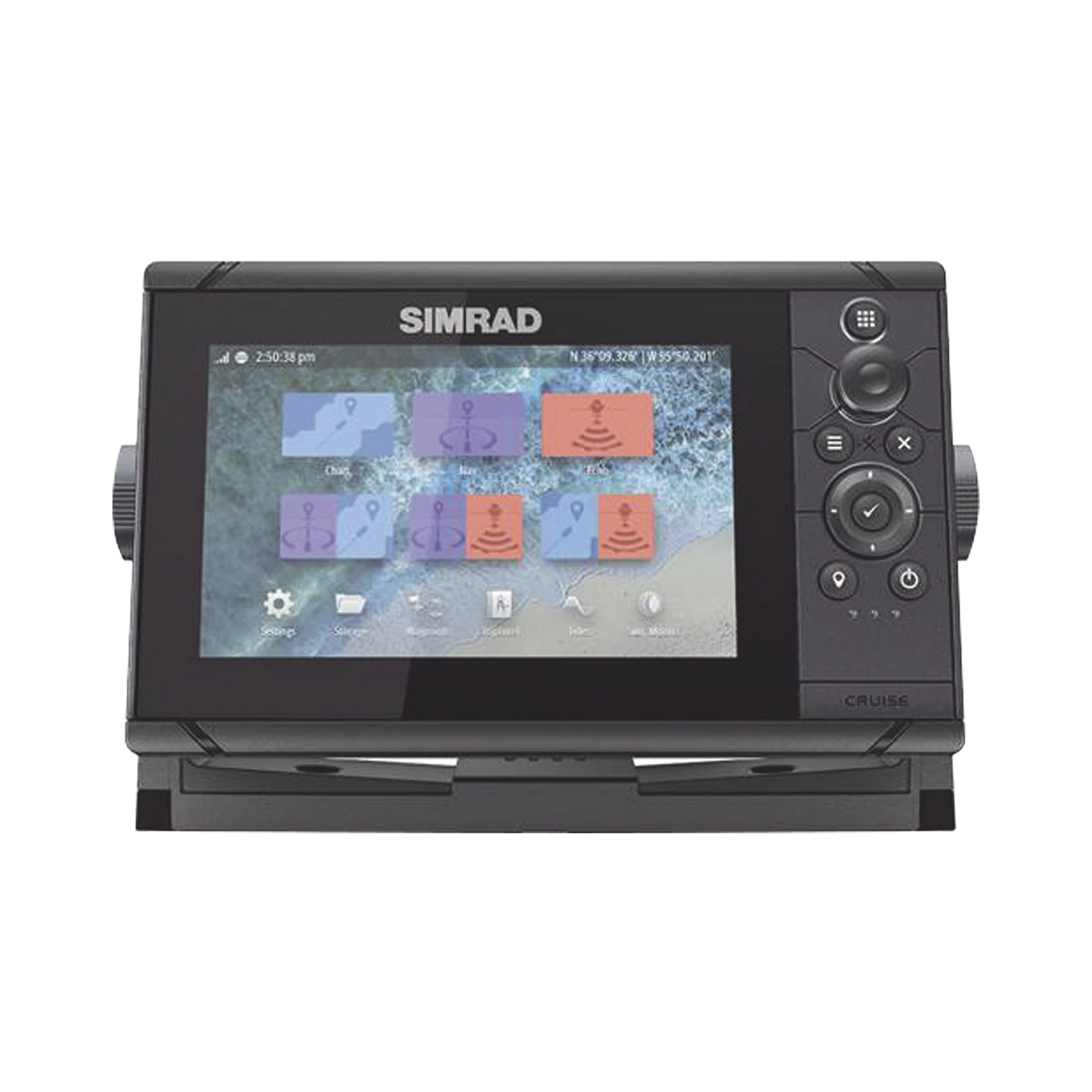 DISPLAY CRUISE DE 7 PARA NAVEGACIÓN Y ECOSONDA, INCLUYE TRANSDUCTOR 83/200 KHZ-Soluciones Marinas-SIMRAD-Bsai Seguridad & Controles