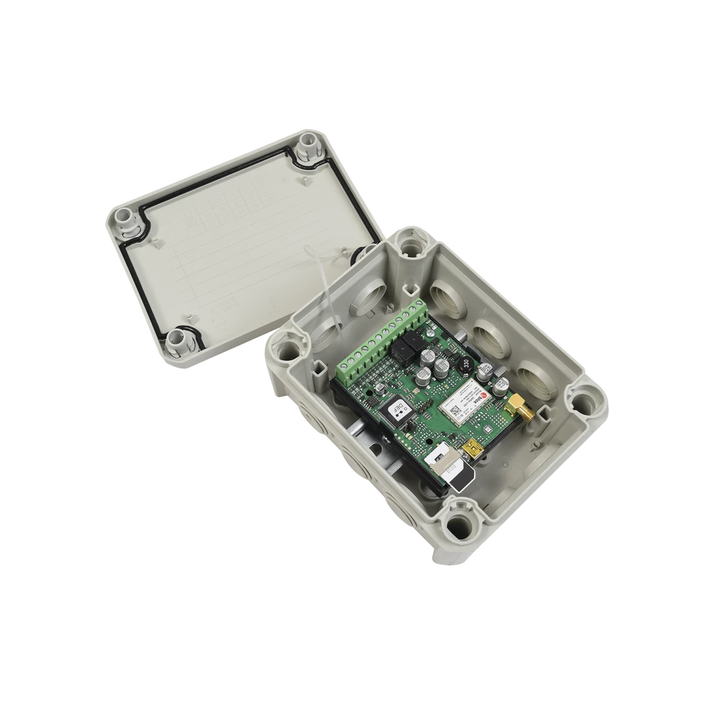 CONTROLADOR REMOTO 3G / ACTIVACIÓN POR MEDIO DE CELULAR (APP O LLAMADA) / CAJA NEMA IP67 / 2000 USUARIOS-Accesorios Motores para Portones-ELDES-Bsai Seguridad & Controles