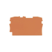 PLACA FINAL E INTERMEDIA; ESPESOR 0,8 MM; NARANJA-Accesorios-WAGO-2002-1292-Bsai Seguridad & Controles