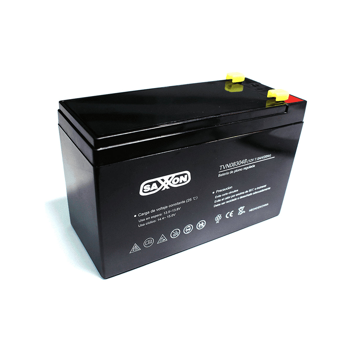 SAXXON CBAT7AH - BATERIA DE RESPALDO DE 12 VOLTS LIBRE DE MANTENIMIENTO Y FACIL INSTALACION / 7 AH/ COMPATIBLE DSC/ CCTV/ ACCESO [TVN083048]