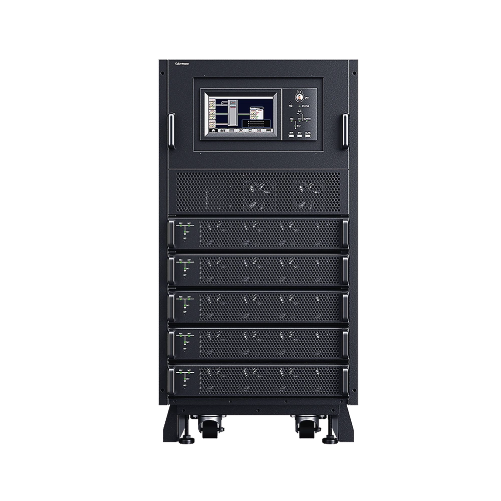 UPS Modular Trifásico Escalable de 40 kVA/40 kW, Topología Online Doble Conversión, Voltaje de 208/220 Vca de L-L, Respaldo de 4 Minutos al 100%-CYBERPOWER-Bsai Seguridad & Controles