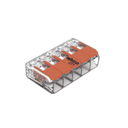 CONECTOR COMPACTO PARA 1 CABLE DE ENTRADA 4 CABLES DE SALIDA / CABLES COMPATIBLES 28AWG-12AWG-Cables y Conectores-WAGO-Bsai Seguridad & Controles
