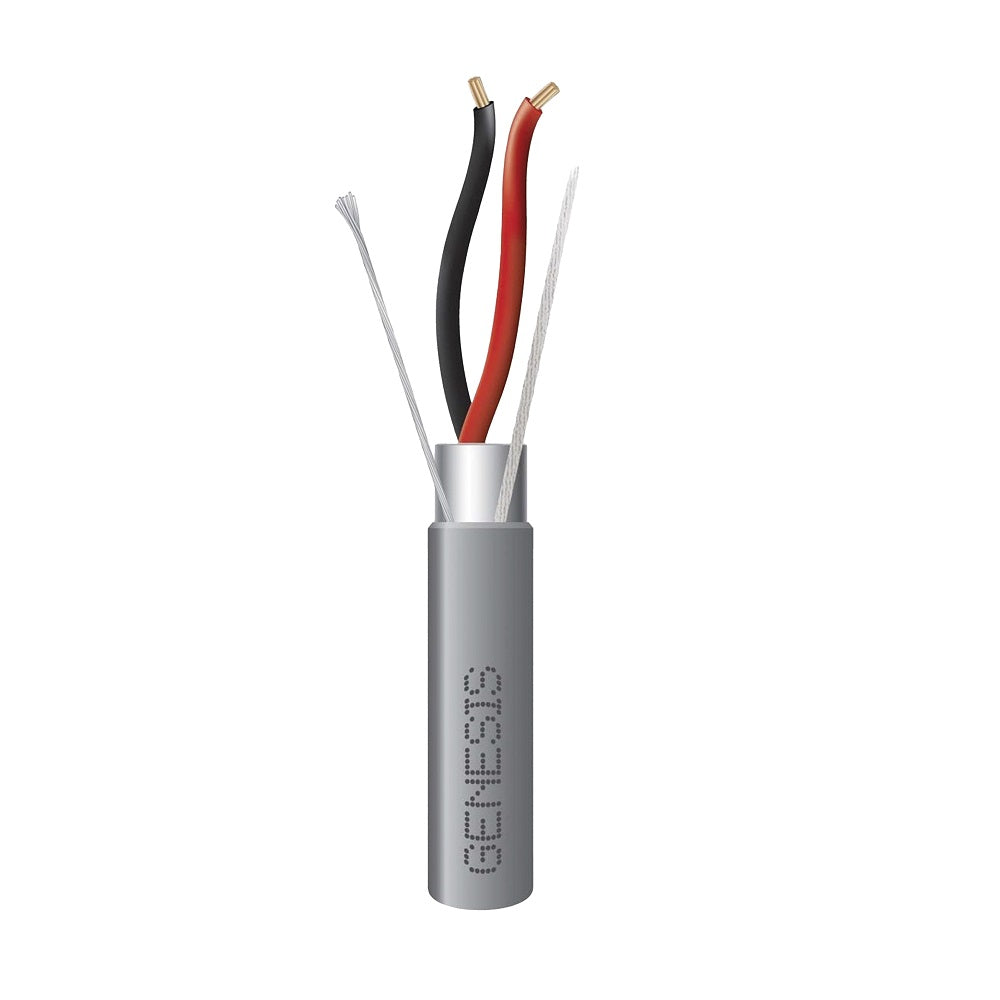 CARRETE DE 305 METROS DE CABLE / 2 X 16 AWG / RISER / BLINDADO / TIPO CMR-CL3R-FPLR-FT4 / COLOR GRIS / APLICACIONES DE ALARMAS DE INTRUSIÓN/CONTROL DE ACCESO/ AUTOMATIZACIÓN / INTERFONOS Y TV PORTEROS.-Cables-GENESIS-Bsai Seguridad & Controles