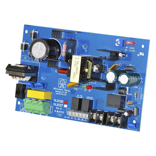 TARJETA DE ALIMENTACION, 1 SALIDA DE 12/24 VDC@4A, 115/230 VAC-Fuentes de Alimentación-ALTRONIX-OLS120-Bsai Seguridad & Controles