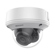 DOMO TURBOHD 5 MEGAPIXEL / LENTE MOT. 2.7 - 13.5 MM / 40 MTS IR EXIR / TVI-AHD-CVI-CVBS / IK10 / IP67 / DWDR / 12 VCD / 24 VCA-Cámaras-EPCOM PROFESSIONAL-Bsai Seguridad & Controles