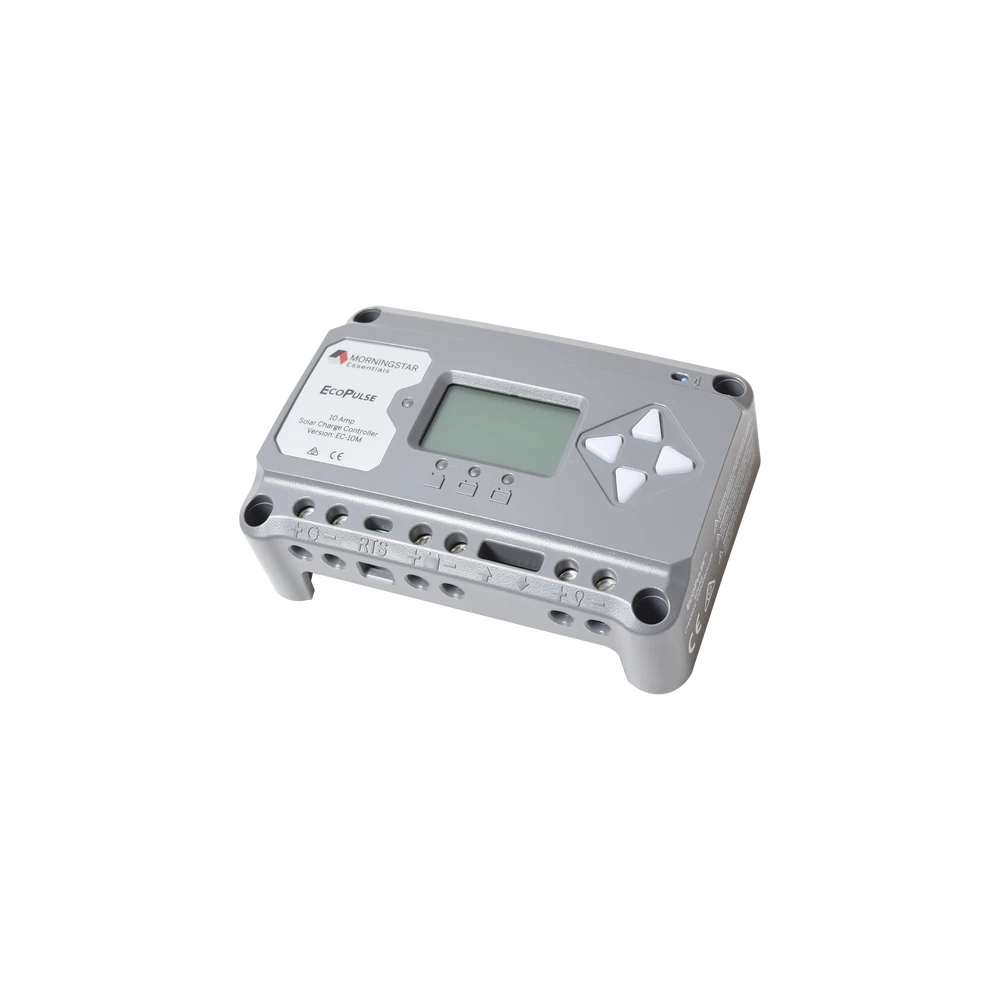 CONTROLADOR SOLAR 12/24 VCD DE 20 AMP. CON PANTALLA DE MEDICIÓN-Controladores de Carga-MORNINGSTAR-Bsai Seguridad & Controles