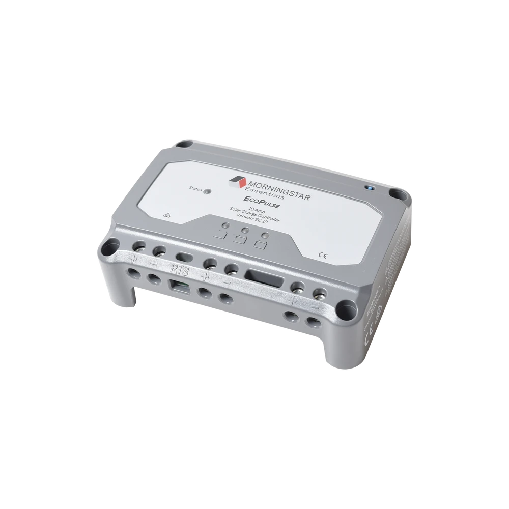 CONTROLADOR SOLAR 12/24 VCD DE 20 AMP. SIN PANTALLA DE MEDICIÓN-Controladores de Carga-MORNINGSTAR-Bsai Seguridad & Controles