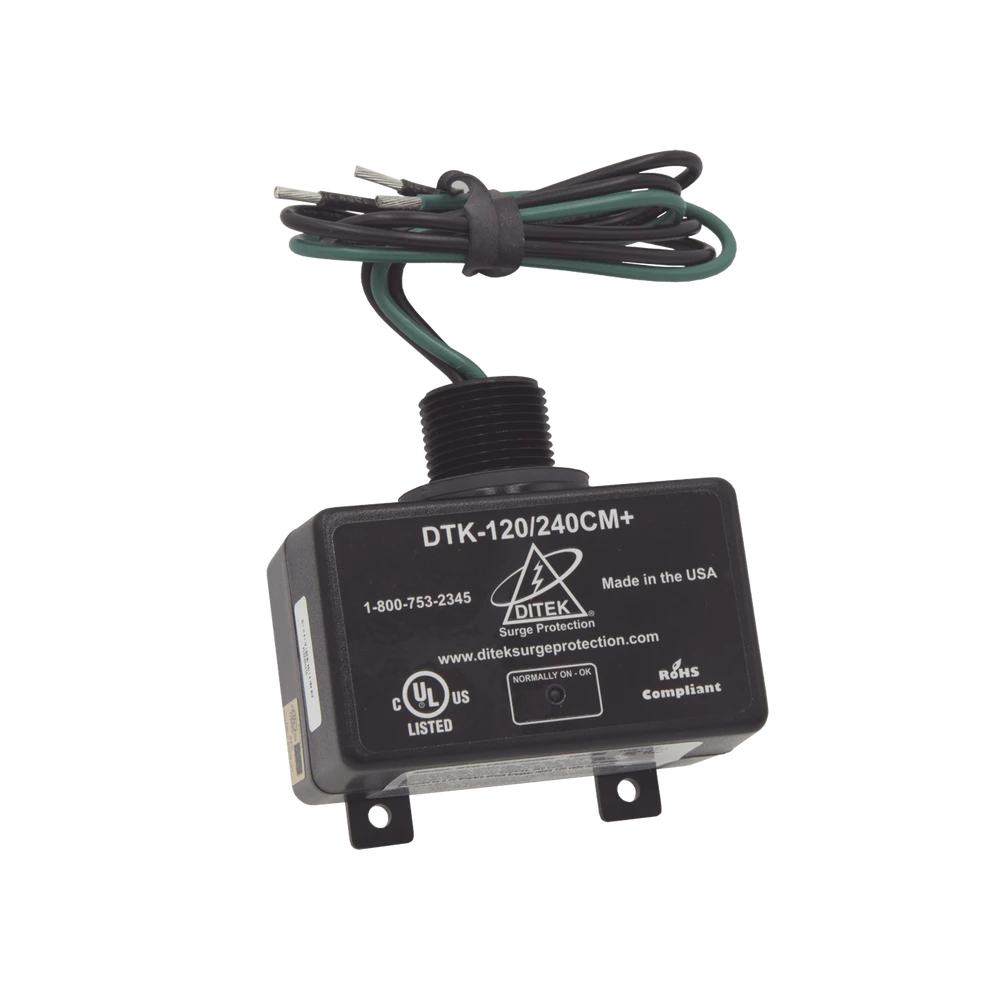 PROTECTOR PARA CIRCUITO 120 /240 BIFÁSICO, TIPO 2 , CORRIENTE MAX 72 KAS, INDICADOR LED-Protección Contra Descargas-DITEK-Bsai Seguridad & Controles