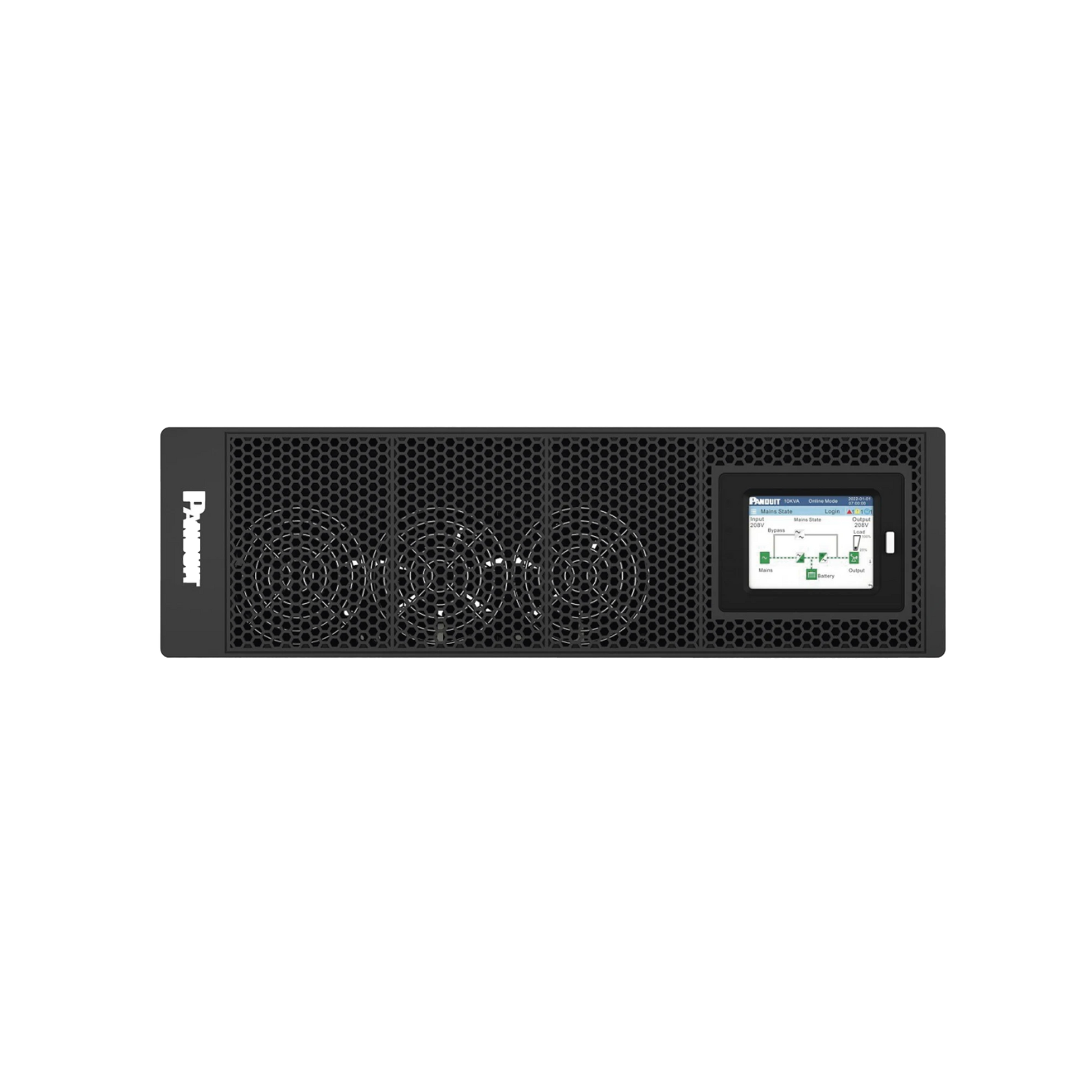 UPS SMARTZONE DE 10000 VA/10000 W, ONLINE DOBLE CONVERSIÓN, ENTRADA 208/240 VCA CON TERMINAL L1+L2+G, ONDA SENOIDAL PURA, 6 UR, CON 2 TOMAS NEMA L6-30R Y TERMINAL L1+L2+G, INCLUYE TARJETA DE RED Y KIT DE RIELES-Respaldo de Energía-PANDUIT-Bsai Seguridad & Controles