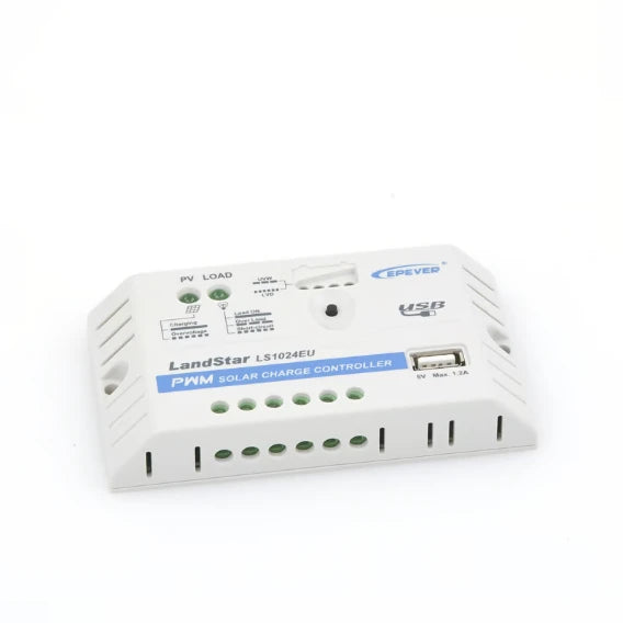 CONTROLADOR SOLAR PWM 12/24V 10 A, SALIDA USB-Controladores de Carga-EPEVER-Bsai Seguridad & Controles