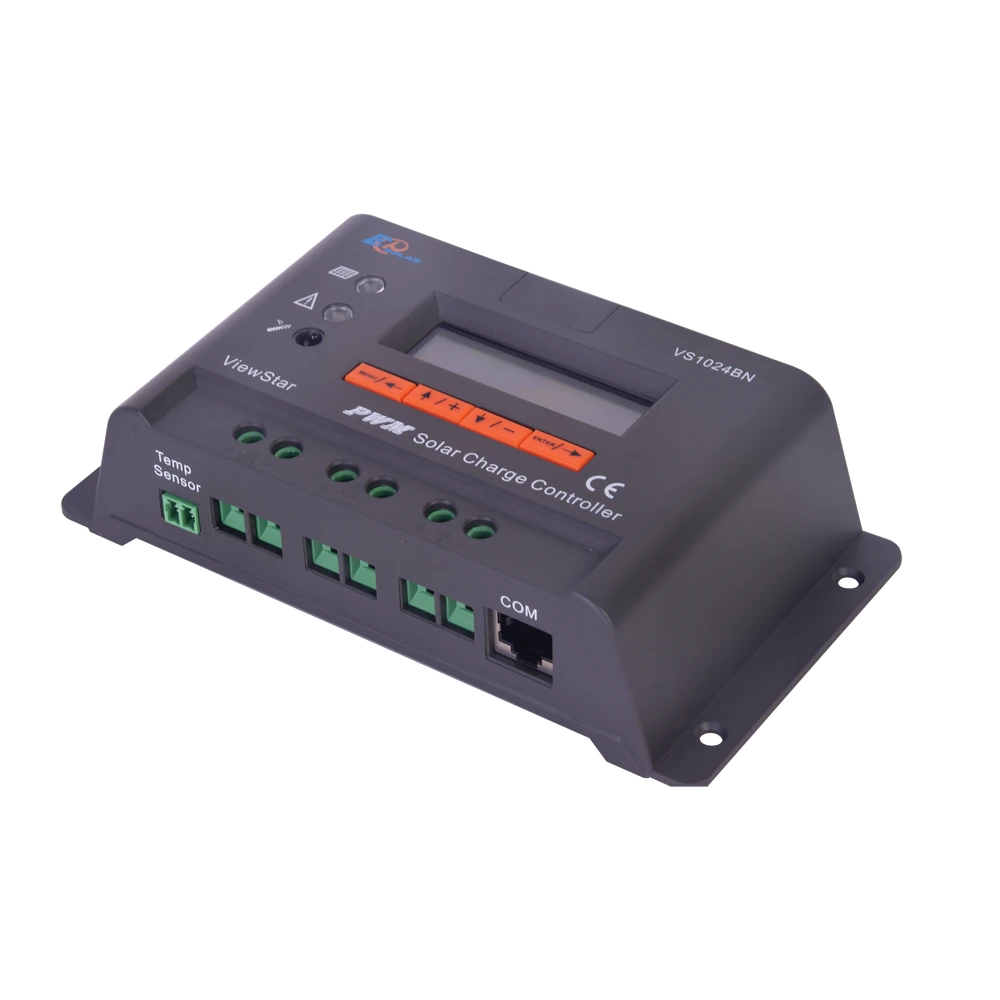 CONTROLADOR SOLAR DE CARGA Y DESCARGA 12/24V 10A CON DISPLAY-Controladores de Carga-EPEVER-Bsai Seguridad & Controles