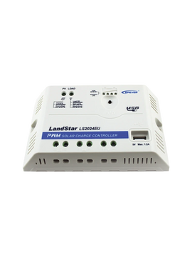 CONTROLADOR EPSOLAR PWM 12/24V 20 A, SALIDA USB