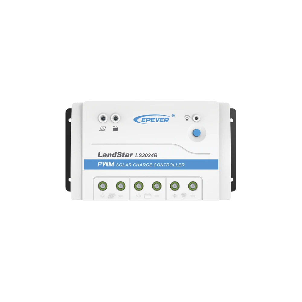 CONTROLADOR SOLAR DE CARGA Y DESCARGA 12/24V 30A-Controladores de Carga-EPEVER-Bsai Seguridad & Controles
