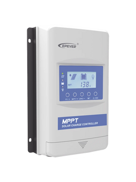 CONTROLADOR SOLAR MPPT 30A 12/24V, MÁXIMO VOLTAJE DE CIRCUITO ABIERTO VOC 100VCD, CONFIGURABLE PARA BATERÍAS DE LITIO