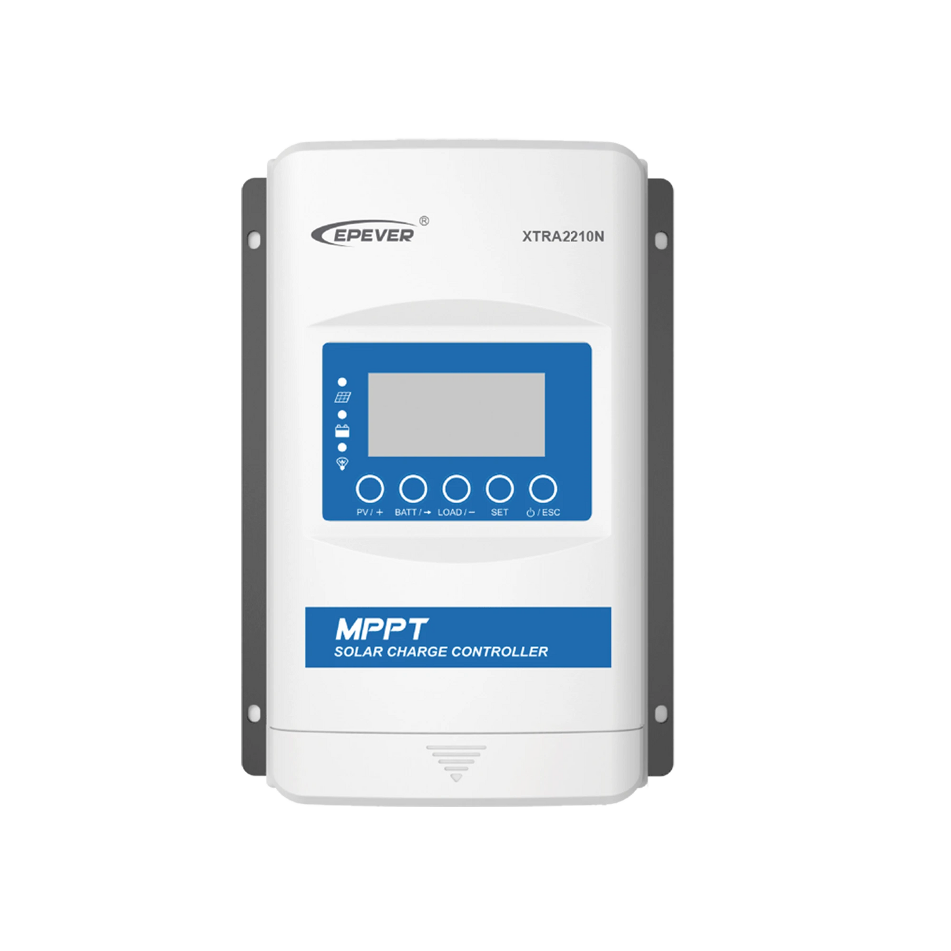 CONTROLADOR SOLAR MPPT 20A 12/24V, MÁXIMO VOLTAJE DE CIRCUITO ABIERTO VOC 100VCD, CONFIGURABLE PARA BATERÍAS DE LITIO-Controladores de Carga-EPEVER-Bsai Seguridad & Controles