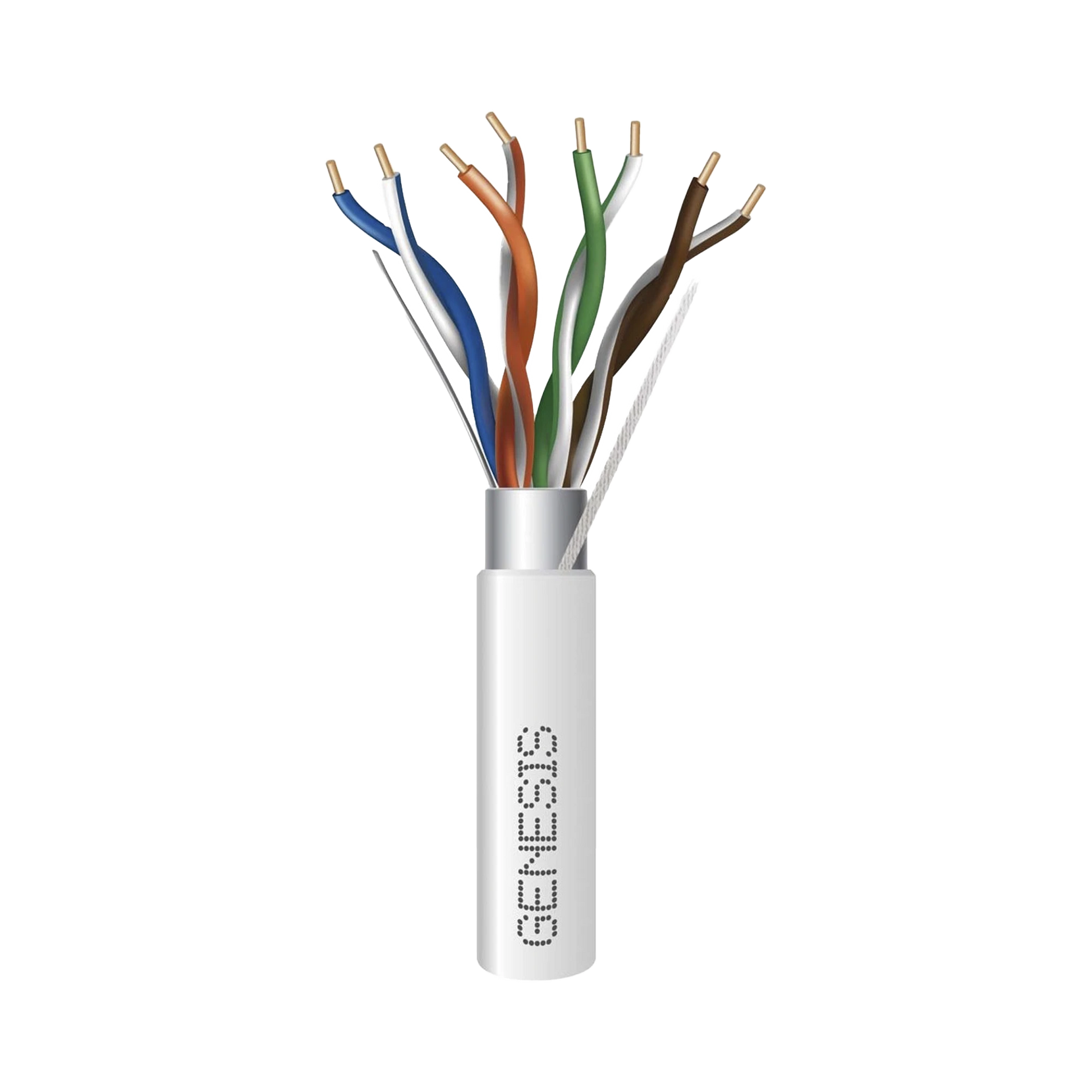 BOBINA DE 305 M DE CABLE CAT5E / 24X4 AWG BLINDADO, PLENUM DE COLOR BLANCO PARA APLICACIONES DE VOZ Y DATOS-Cable-HONEYWELL HOME RESIDEO-Bsai Seguridad & Controles