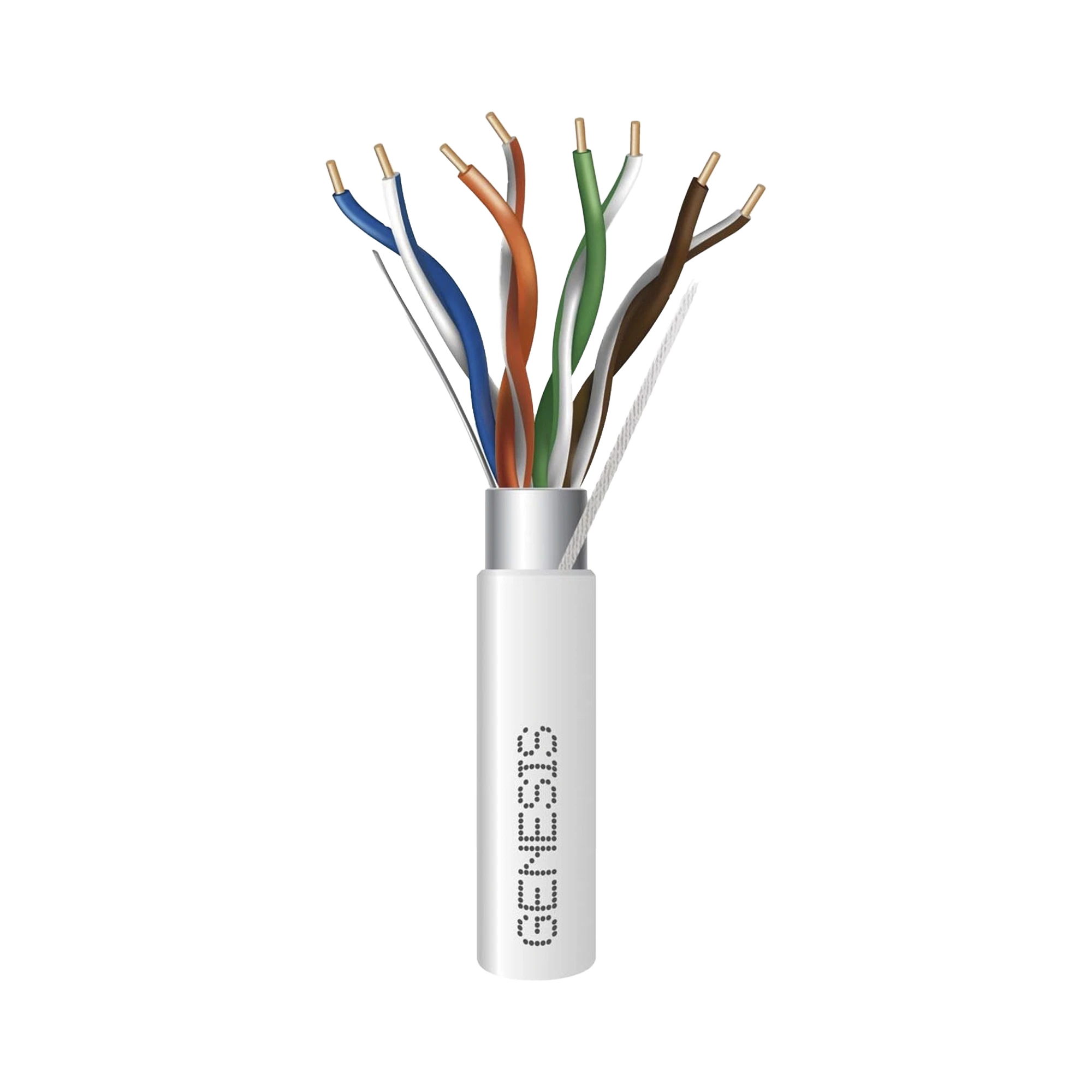 BOBINA DE 305 M DE CABLE CAT5E / 24X4 AWG BLINDADO, PLENUM DE COLOR BLANCO PARA APLICACIONES DE VOZ Y DATOS-Cable-HONEYWELL HOME RESIDEO-Bsai Seguridad & Controles