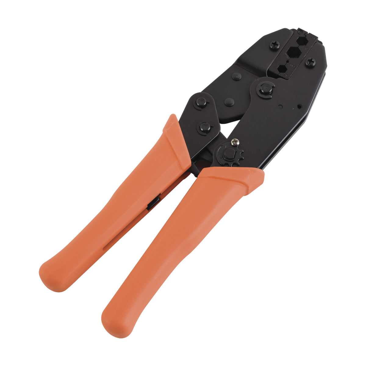 PINZA DE CRIMPADO HEXAGONAL / CABLES RG-58/U, RG-59, RG-8/X / 3 CAVIDADES 0.068", 0.213", 0.256" / ACERO MN65 ANTIOXIDANTE / TRINQUETE AJUSTABLE [SYS-RG59-CT]