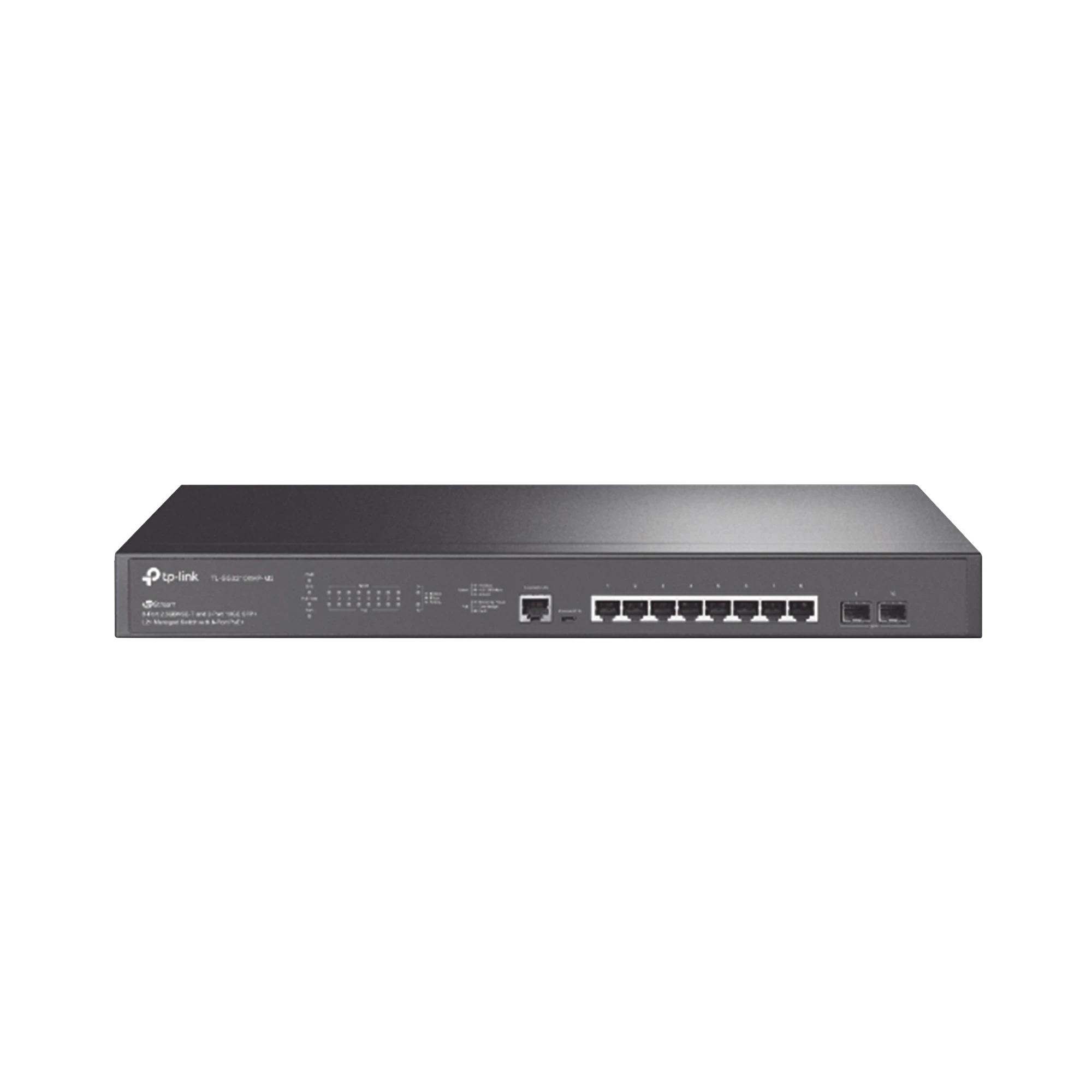 SWITCH POE+ JETSTREAM SDN ADMINISTRABLE 8 PUERTOS 100/1000/2500 MBPS + 2 PUERTOS SFP+, 8 PUERTOS POE+, 240W, ADMINISTRACIÓN CENTRALIZADA OMADA SDN, IDEAL PARA WI-FI 6-Inyectores PoE-TP-LINK-Bsai Seguridad & Controles