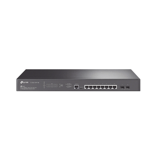 SWITCH POE+ JETSTREAM SDN ADMINISTRABLE 8 PUERTOS 100/1000/2500 MBPS + 2 PUERTOS SFP+, 8 PUERTOS POE+, 240W, ADMINISTRACIÓN CENTRALIZADA OMADA SDN, IDEAL PARA WI-FI 6-Inyectores PoE-TP-LINK-TL-SG3210XHPM2-Bsai Seguridad & Controles