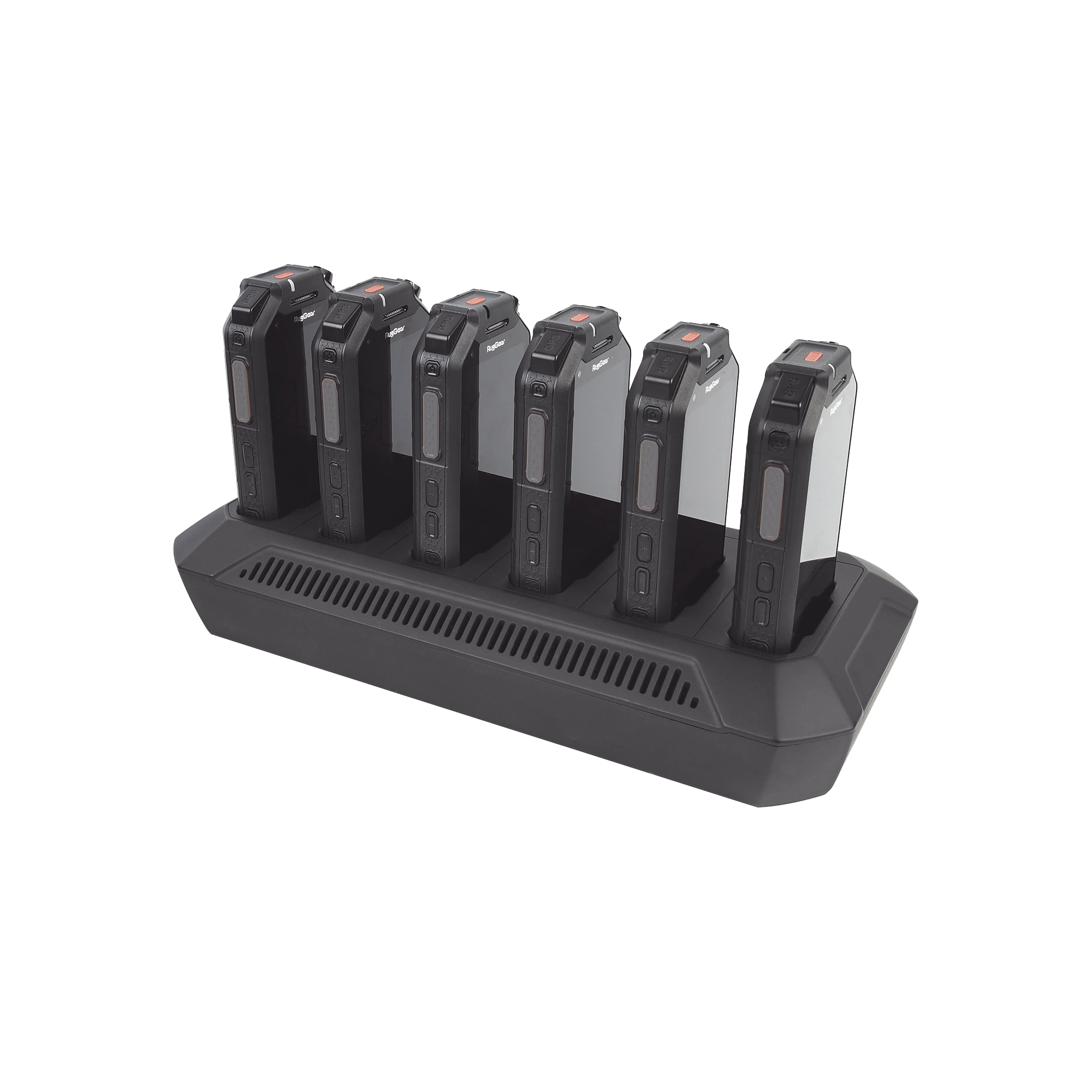 MULTI-CARGADOR DE ESCRITORIO PARA 6 UNIDADES DE RADIO RG750 RUGGEAR