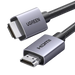 CABLE HDMI 2.0 DE NYLON TRENZADO | 3 METROS | 4K@60HZ | ARC | DOLBY ATMOS | VERDADERO HD | DTS HD | HDR | INVERSIVO 3D | 3 MODOS DE VISUALIZACIÓN | 3 CAPAS DE PROTECCIÓN + 4 DE BLINDAJE | NIQUELADO | CARCASA DE ALUMINIO.-Cables y Conectores-UGREEN-25300-Bsai Seguridad & Controles