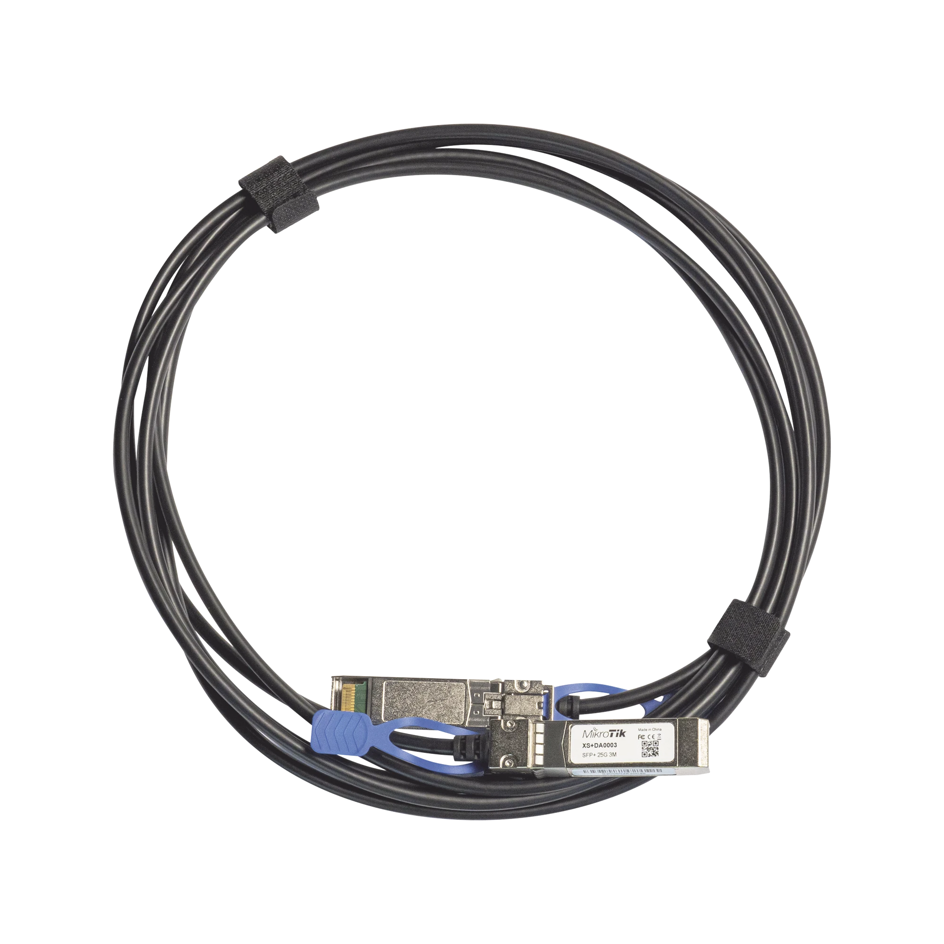 (XS+DA0003) CABLE DE CONEXIÓN DIRECTA 3 METROS SFP/SFP+/SFP28 1G/10G/25G-Networking-MIKROTIK-Bsai Seguridad & Controles